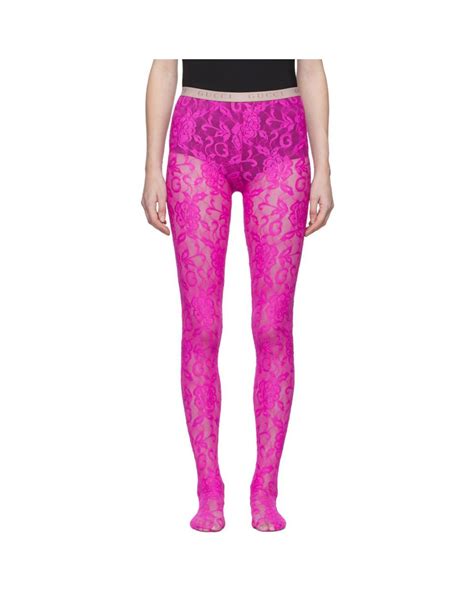 gucci pink lace tights|gucci tights for cheap.